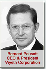 Bernard Poussot, CEO and President of Wyeth